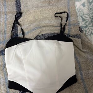 White Fox Corset Top